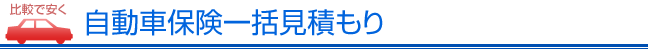 自動車保険一括見積もり